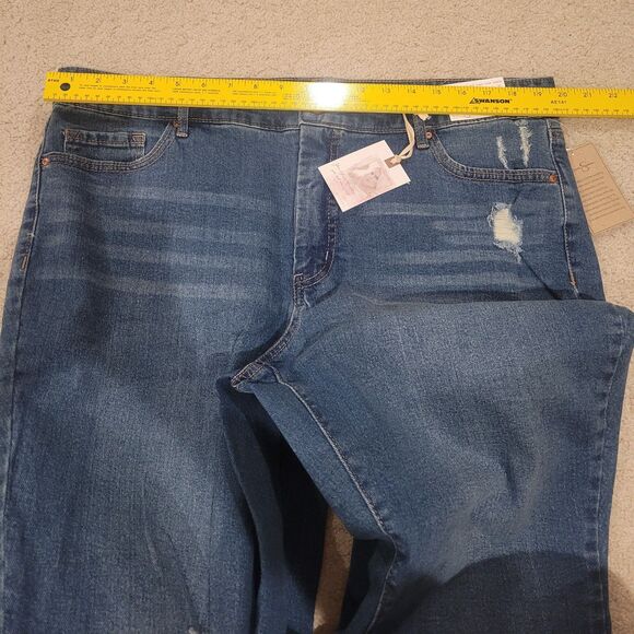 NWT Jessica Simpson Women's Adored High Rise Ankle Jeans Denim Pants  Plus 16W - Picture 5 of 13